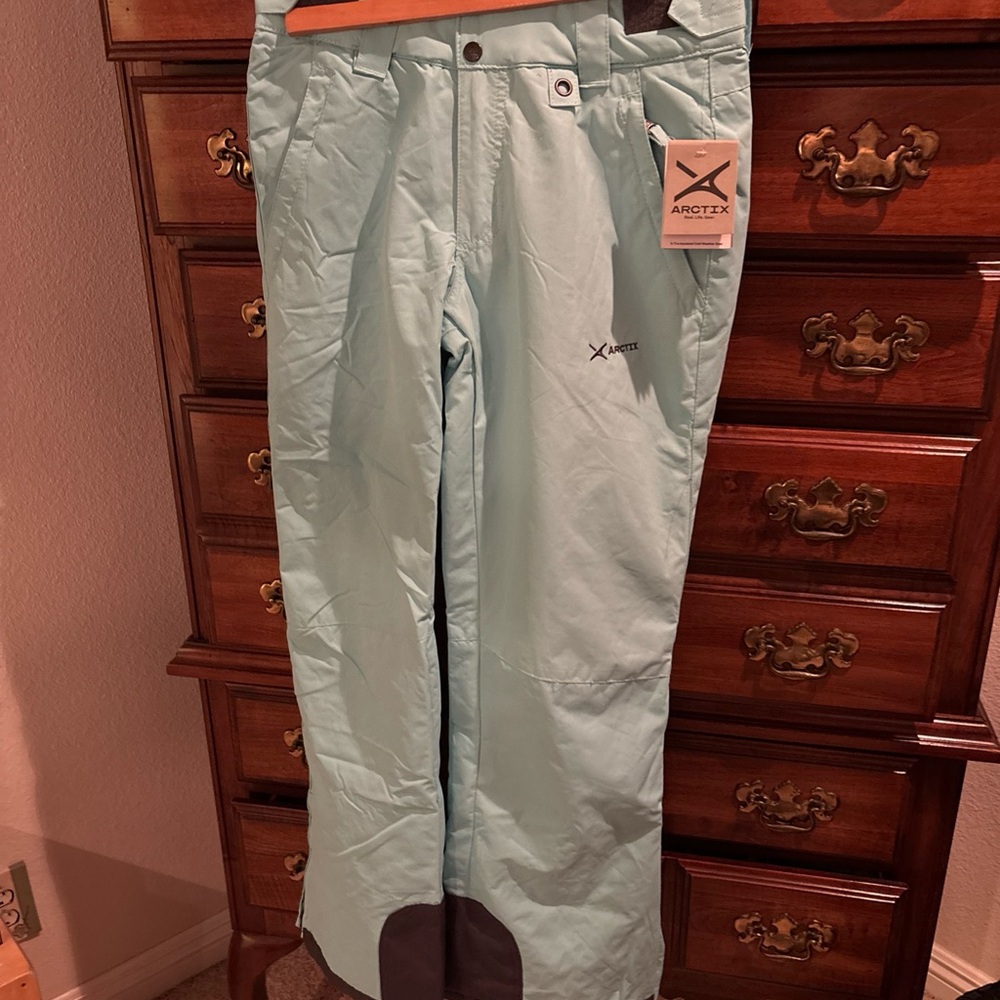 Arctix Teal Insulated Snow Pants - Picture 5 of 12